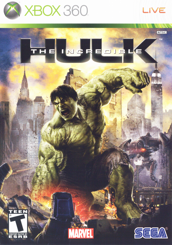 The Incredible Hulk box art for Playstation 3